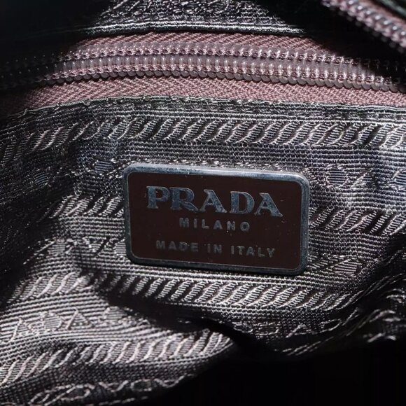 PRADA Tote Bag Nylon Green Auth - Picture 10 of 16